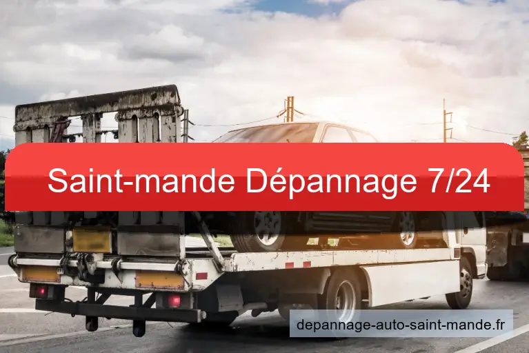 Dépannage et remorquage à Saint-mande